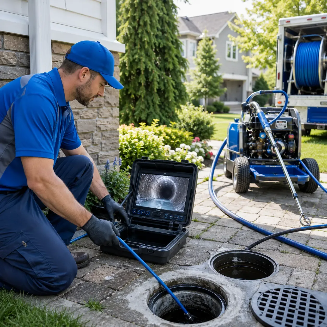 Outdoor drain cleaning professionals serving Chapin, IA